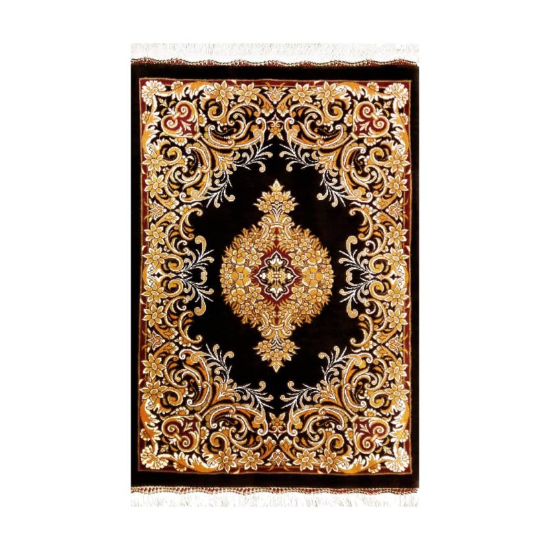 فرش دستباف ابریشمی قم کد 6749