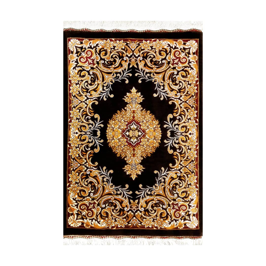 فرش دستباف ابریشمی قم کد 6749