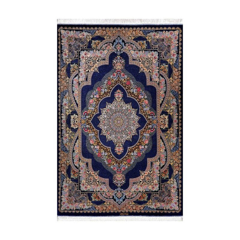 فرش دستباف ابریشمی قم کد 6714