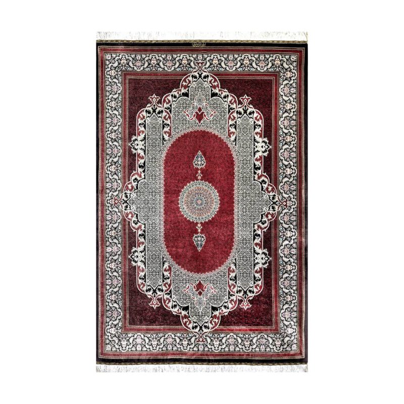 فرش دستباف ابریشمی قم کد 6898