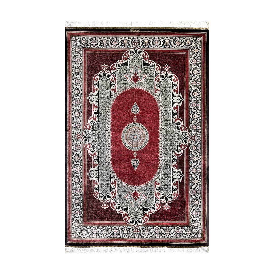 فرش دستباف ابریشمی قم کد 6898